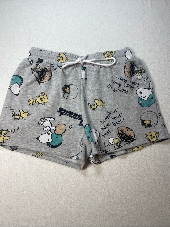 Peanuts Other - Peanuts Heather Grey Snoopy & Woodstock Lounge Shorts